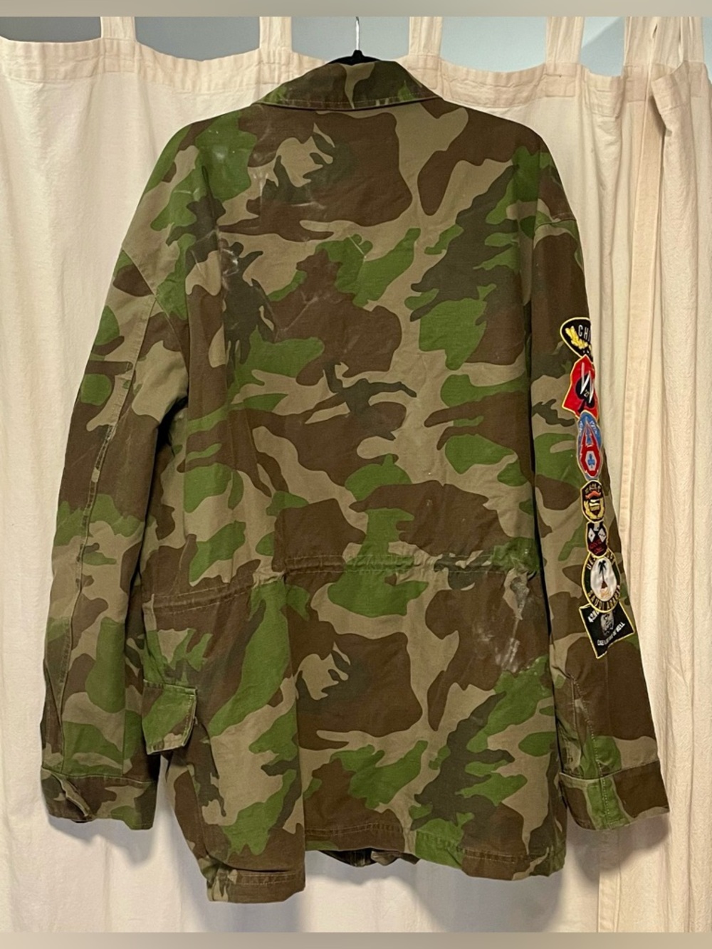 PacSun Women’s XL Camo Military Utility Jacket with Patches- EUC - Picture 8 of 9